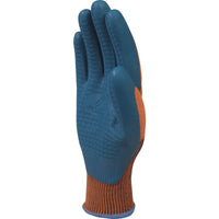 DELTAPLUS Polyester Knitted Glove, Latex coated palm
