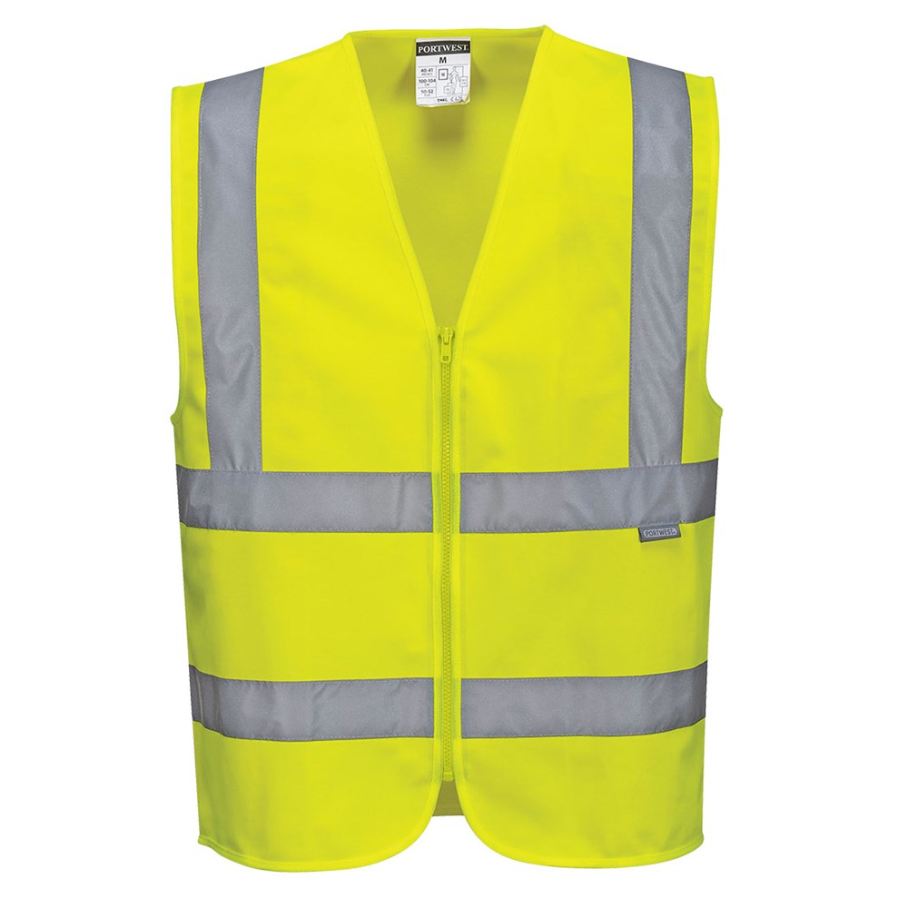 Hi-Vis Day/Night Zipped Vest